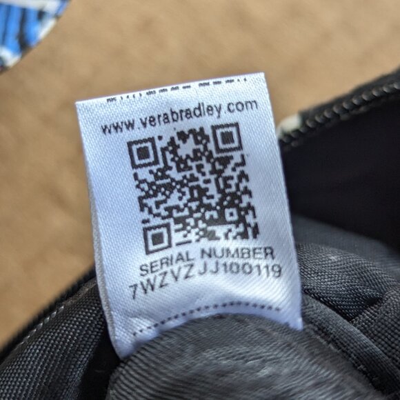 Vera Bradley Quilted Crossbody Purse Bandana Swirl Adjustable Shoulder Bag - Picture 8 of 10